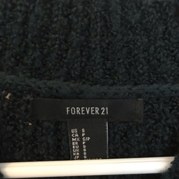 Dark green knit sweater - Picture 2 of 2